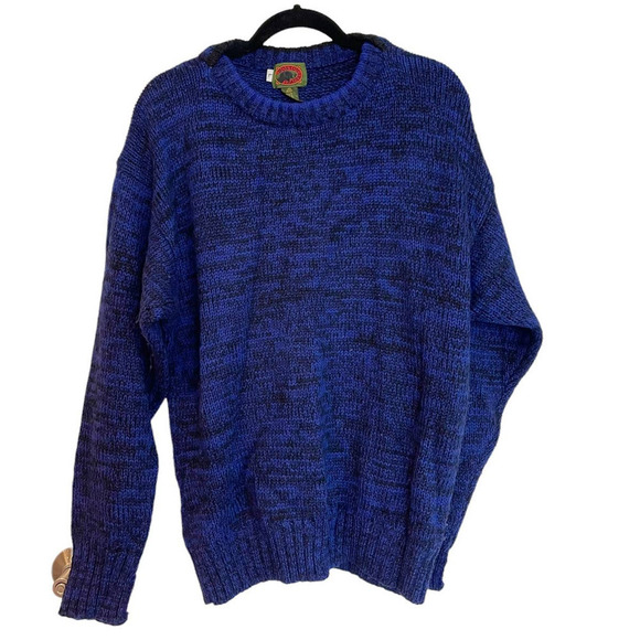 Vintage Boston Traders Woolmark Pure Wool Crewneck Pullover Sweater Men's Size L - Picture 1 of 10
